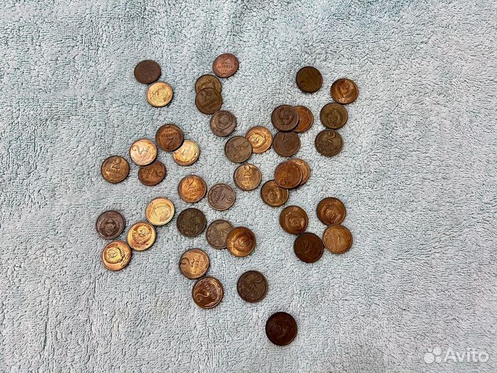 Монеты СССР 1,2,3,5,10,15,20 копеек