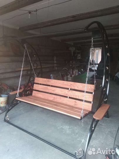 Садовые качели кованные