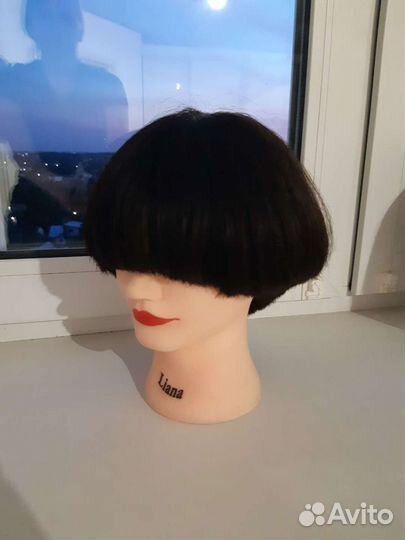 Голова манекен натуральные волосы