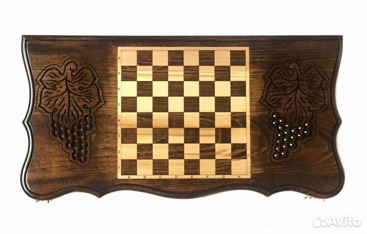 Нарды резные ручной работы «Герб рф»