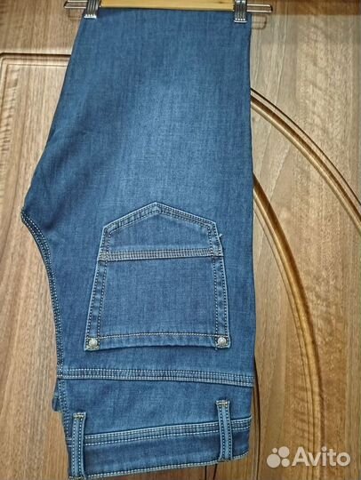 Джинсы утепленные флисом мужские