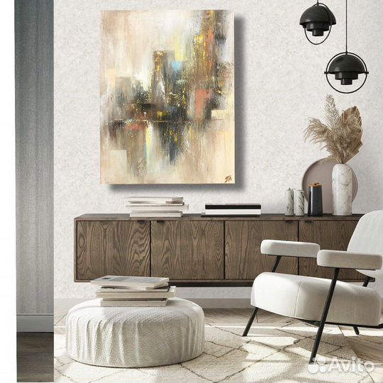 Интерьерная картина текстурная