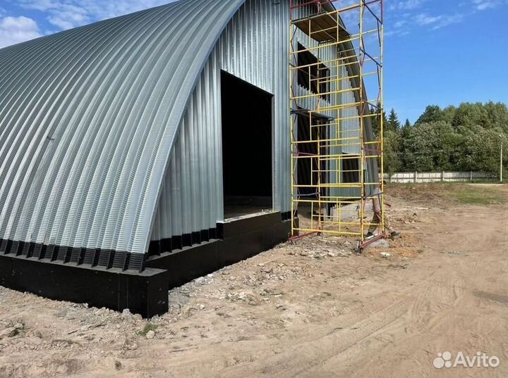 Ангар арочный