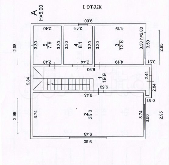 Дом 194 м² на участке 5 сот.