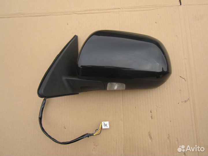 Зеркало левое 7 конт Toyota Highlander 2 2010-2013
