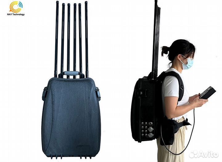 Подавитель дронов Гарпия рюкзак FPV 6 каналов 300