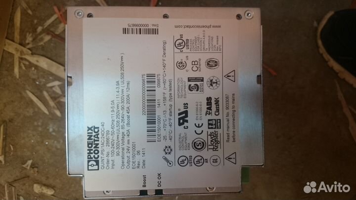 Блок питания Phoenix Contact quint-PS/1AC/24DC/40