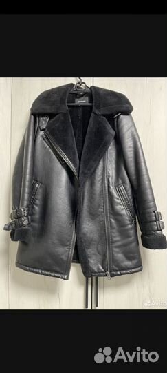 Дубленка stradivarius 48р-р