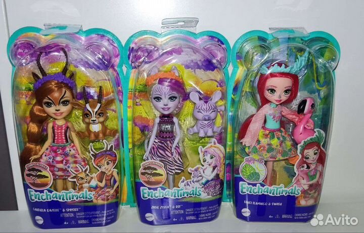 Кукла enchantimals с питомцем новая