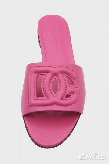 Dolce&gabbana шлёпанцы bianca розовые 40 277982