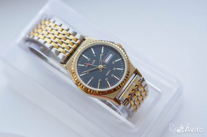 Новые часы Луч кварц на оригинальном браслете