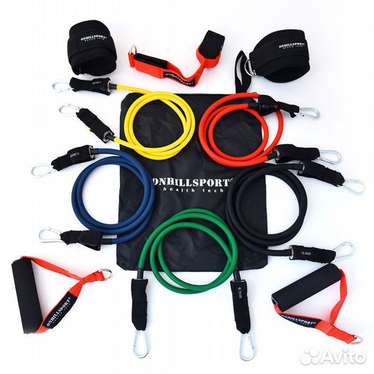 Универсальный набор трубчатых эспандеров 11 в 1 On