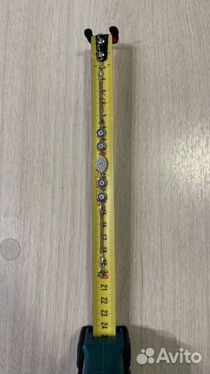 Серебряный браслет с фианитами 925