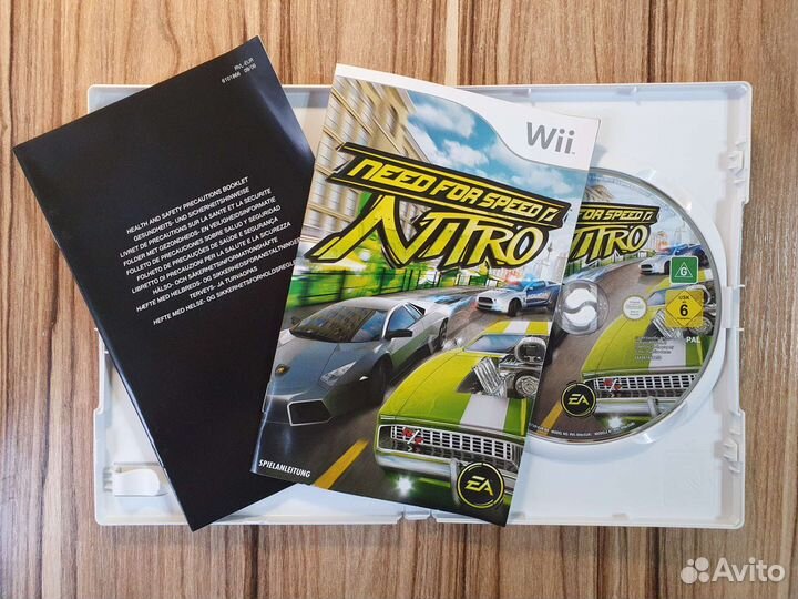Wii Need For Speed Nitro. Лицензия