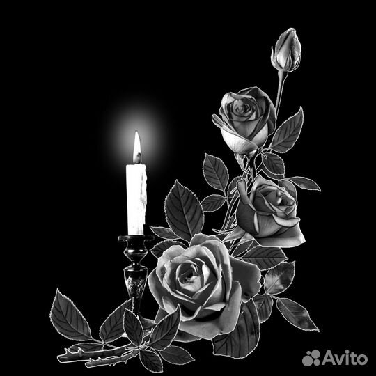 Клип-арт для гравировки ритуальных надгробий