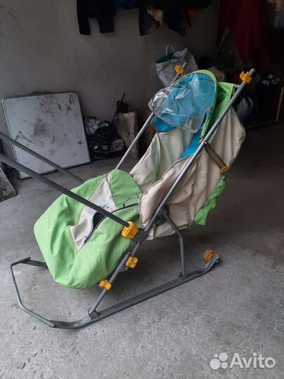 Детские санки складные