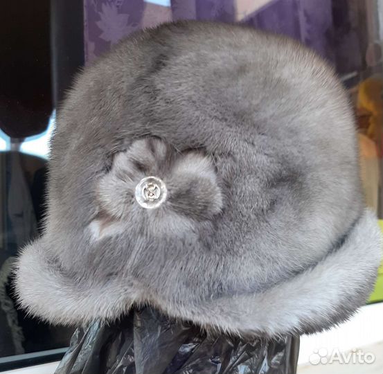 Шапка норковая женская