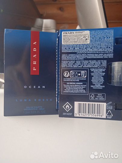 Пробники духов Prada, Dolce&Gabbana