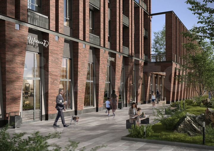 2-к. апартаменты, 54,3 м², 7/25 эт.