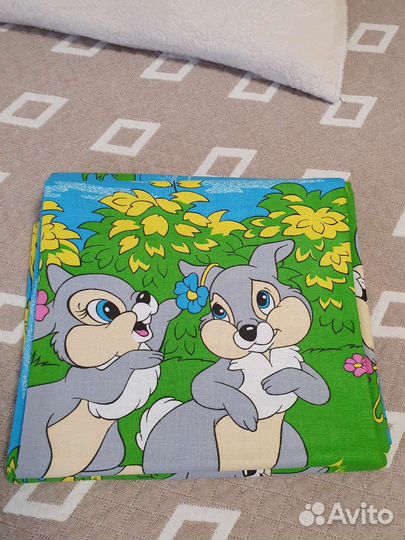 Комплект постельного белья в детскую кроватку