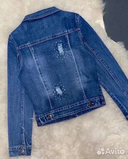 Джинсовая куртка для девочки