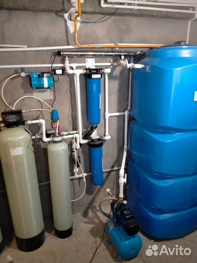 Установка водоочистки (загородный дом) \ сервис