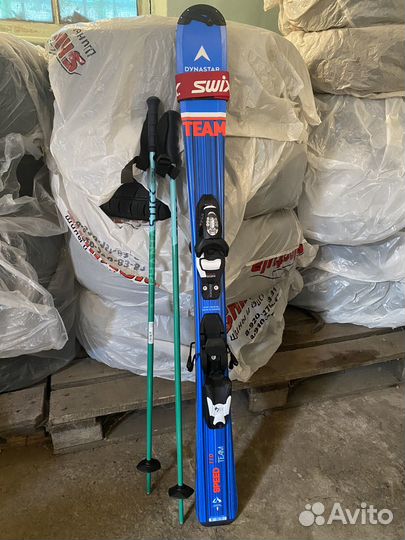 Горные лыжи детские 110 комплект