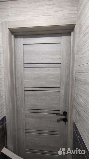Межкомнатные двери двустворчатые экошпон