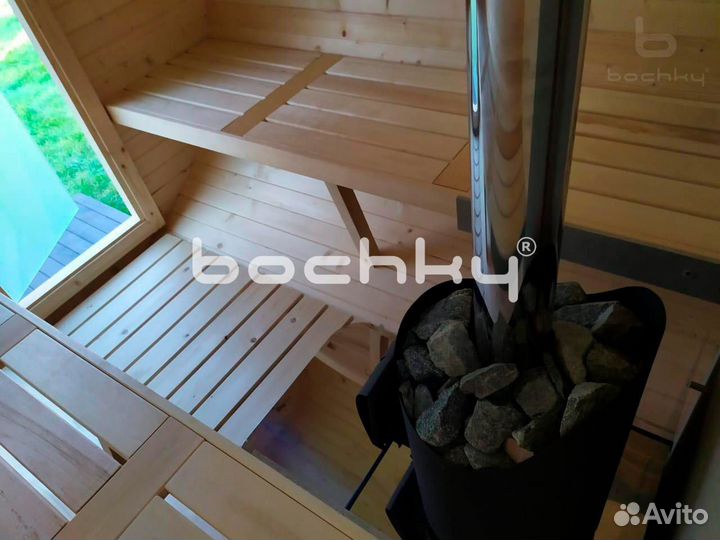 Баня-бочка дуо круг от производителя