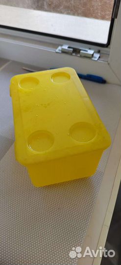 Контейнер IKEA желтый