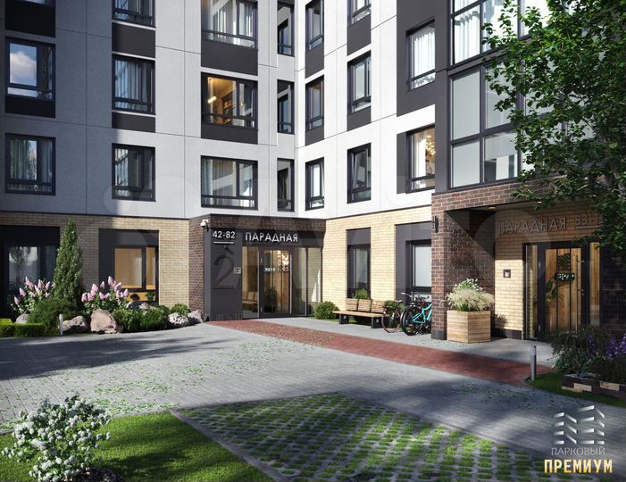 2-к. квартира, 64,7 м², 10/10 эт.