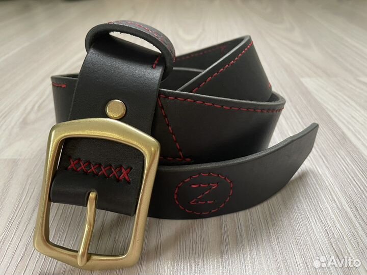 Ремень мужской кожаный handmade