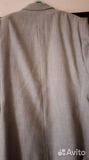 Пиджак мужской светло- серый 52 размер Canda