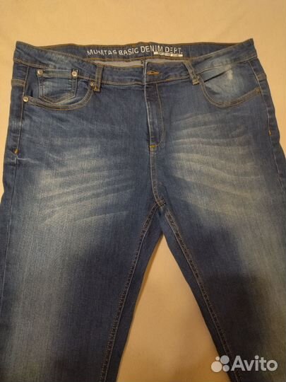 Джинсы унисекс стрейч 38(на 52-54 р)