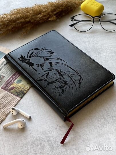 Ежедневник блокнот с гравировкой на заказ