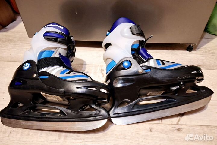 Коньки детские раздвижные 30-33р