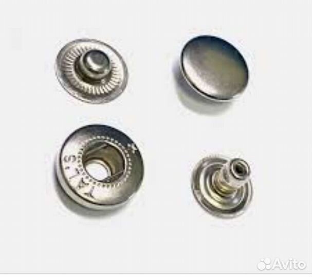 Установка кнопок люверсы