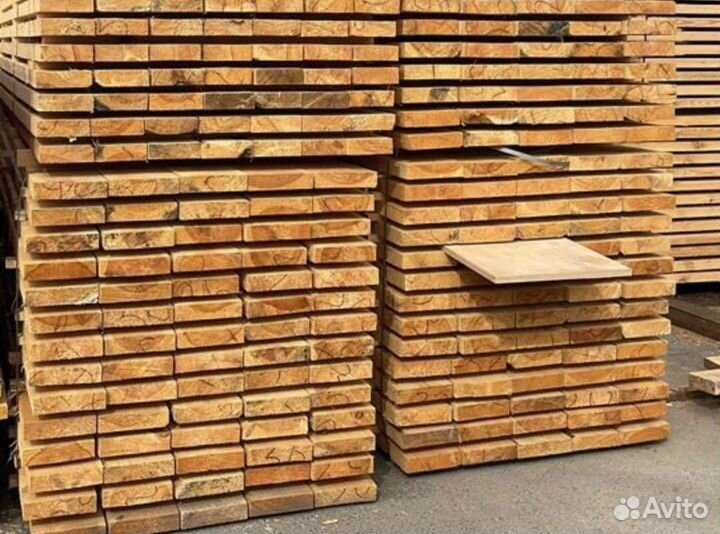 Доска обрезная 40х100х6000