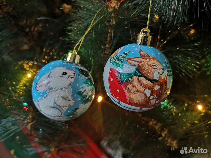 Елочные шары на заказ /ёлочные игрушки