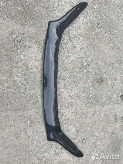 Дефлектор капота kia sportage 4 (мухобойка)