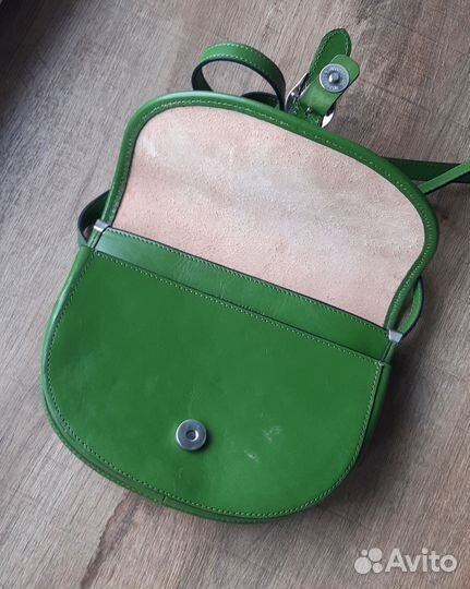 Сумка Gerard henon зеленая натуральная кожа