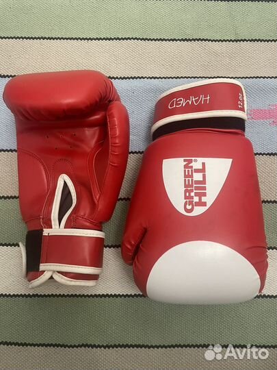 Боксерские перчатки 12 oz Green Hill
