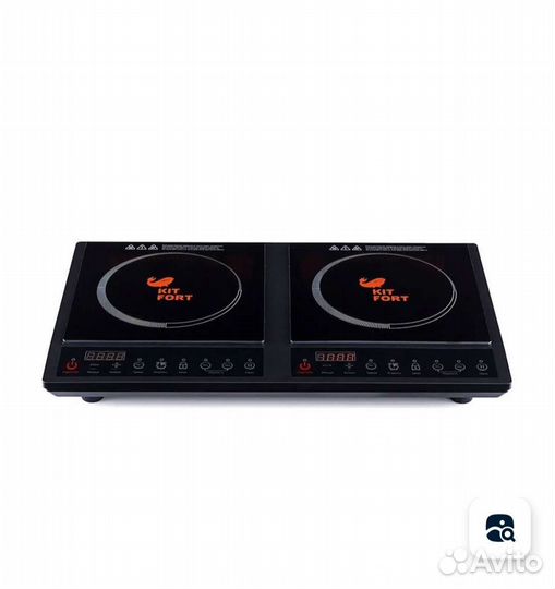 Индукционная плита 2 конфорки настольная