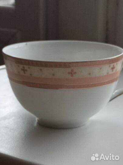 Фарфоровая чайная пара