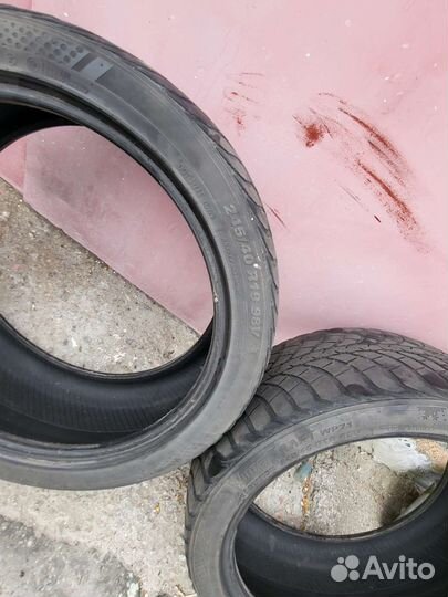 Kumho WinterCraft WP71 245/40 R19 и 275/35 R19