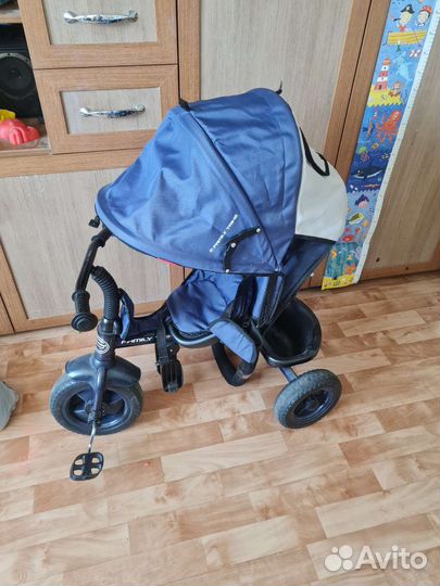 Велосипед коляска с ручкой