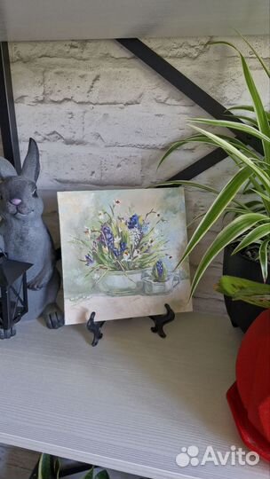 Картина маслом на холсте цветы