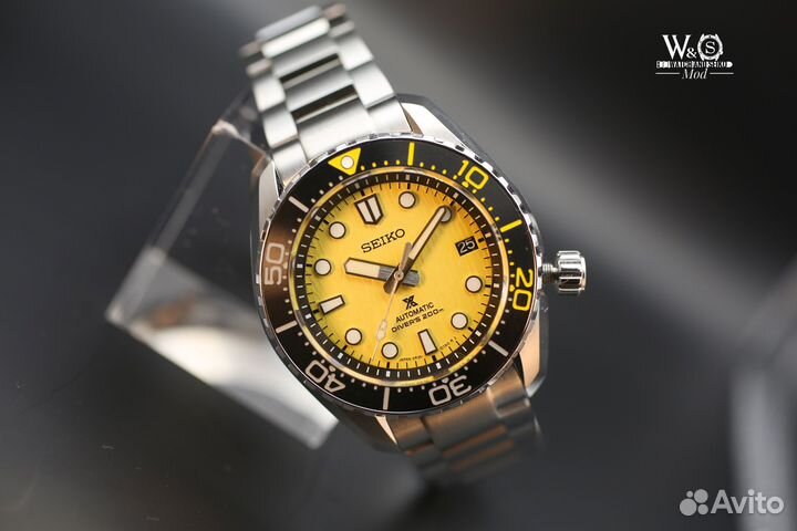 Часы Seiko Marinemaster Bumblebee Mod