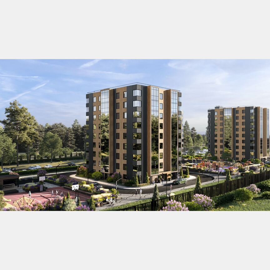 2-к. квартира, 57,7 м², 4/9 эт.