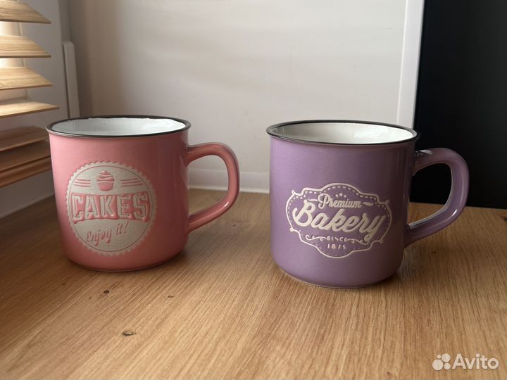 Кружки в ассортименте разноцветные